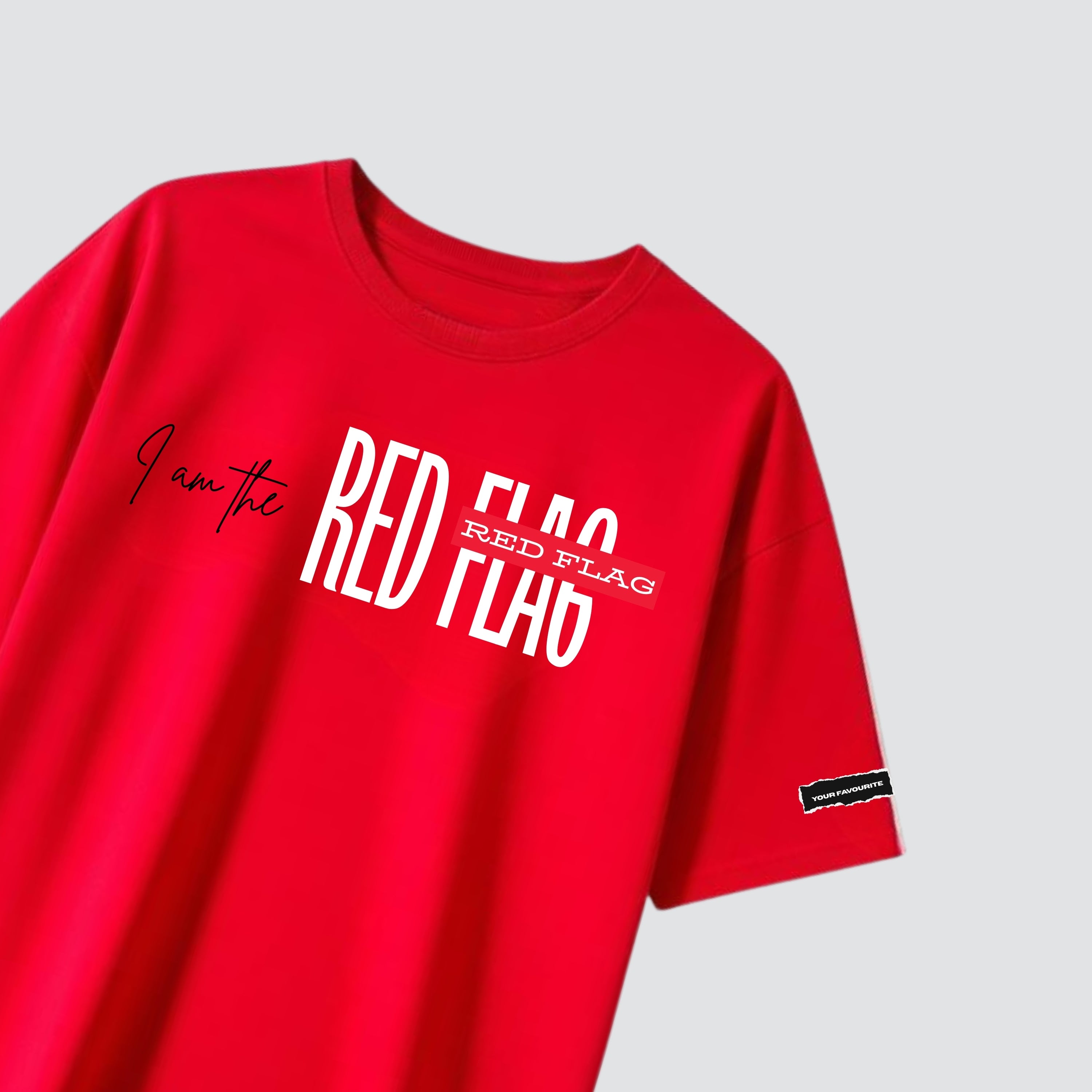 The Red Flag - Red Oversized T-shirt