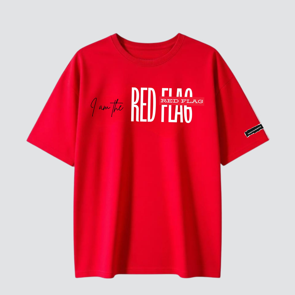 The Red Flag - Red Oversized T-shirt