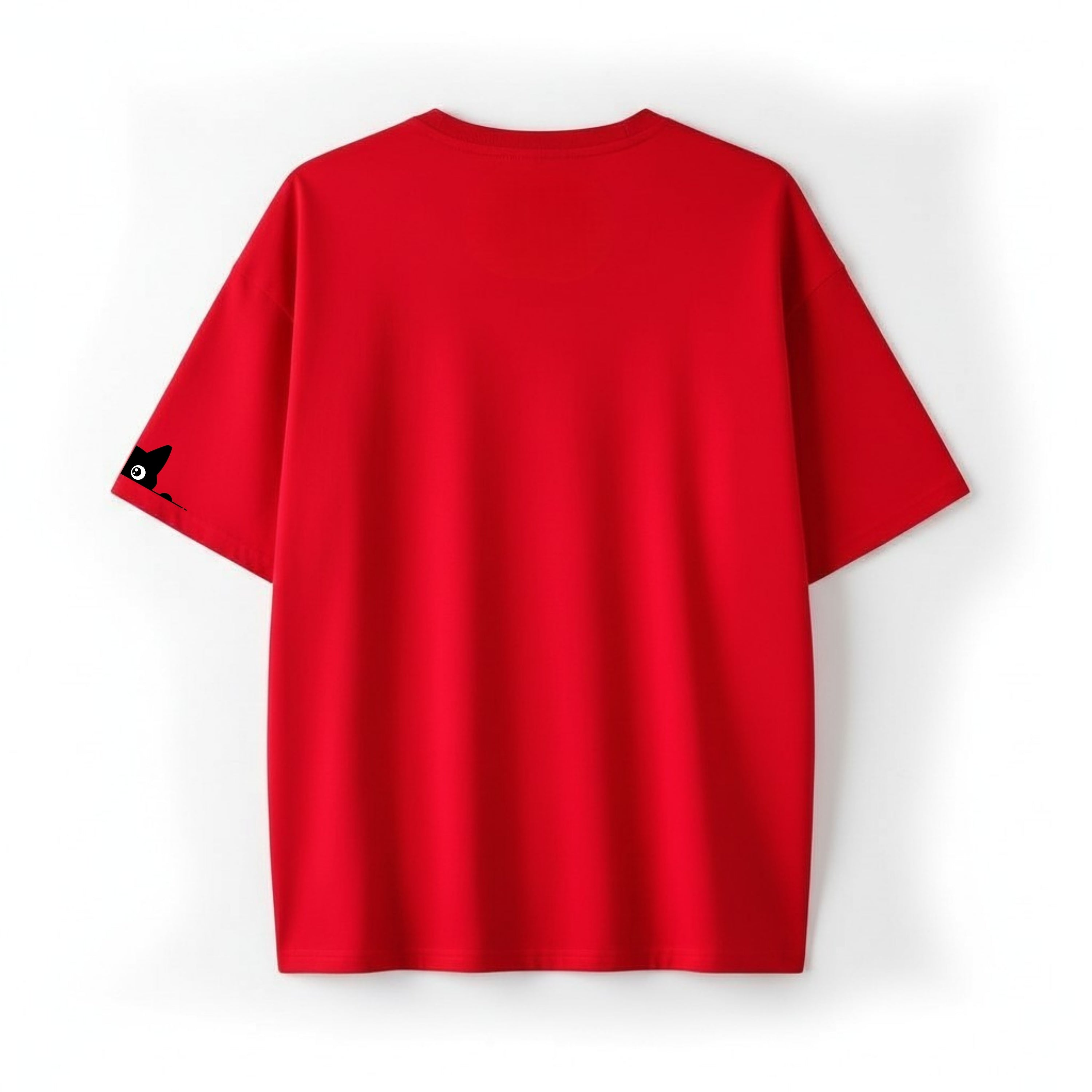 Made you Look - Red Oversized Tshirt
