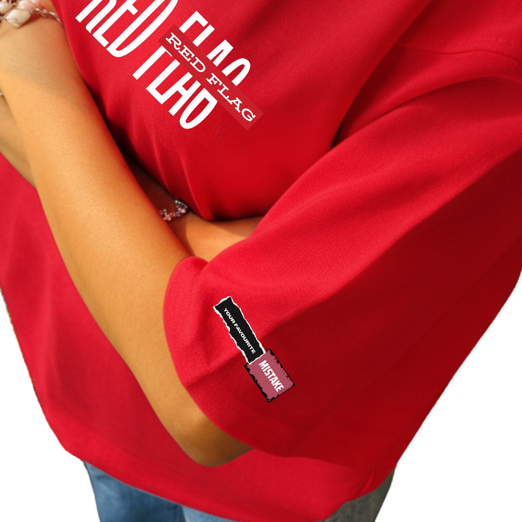 The Red Flag Oversized T-shirt
