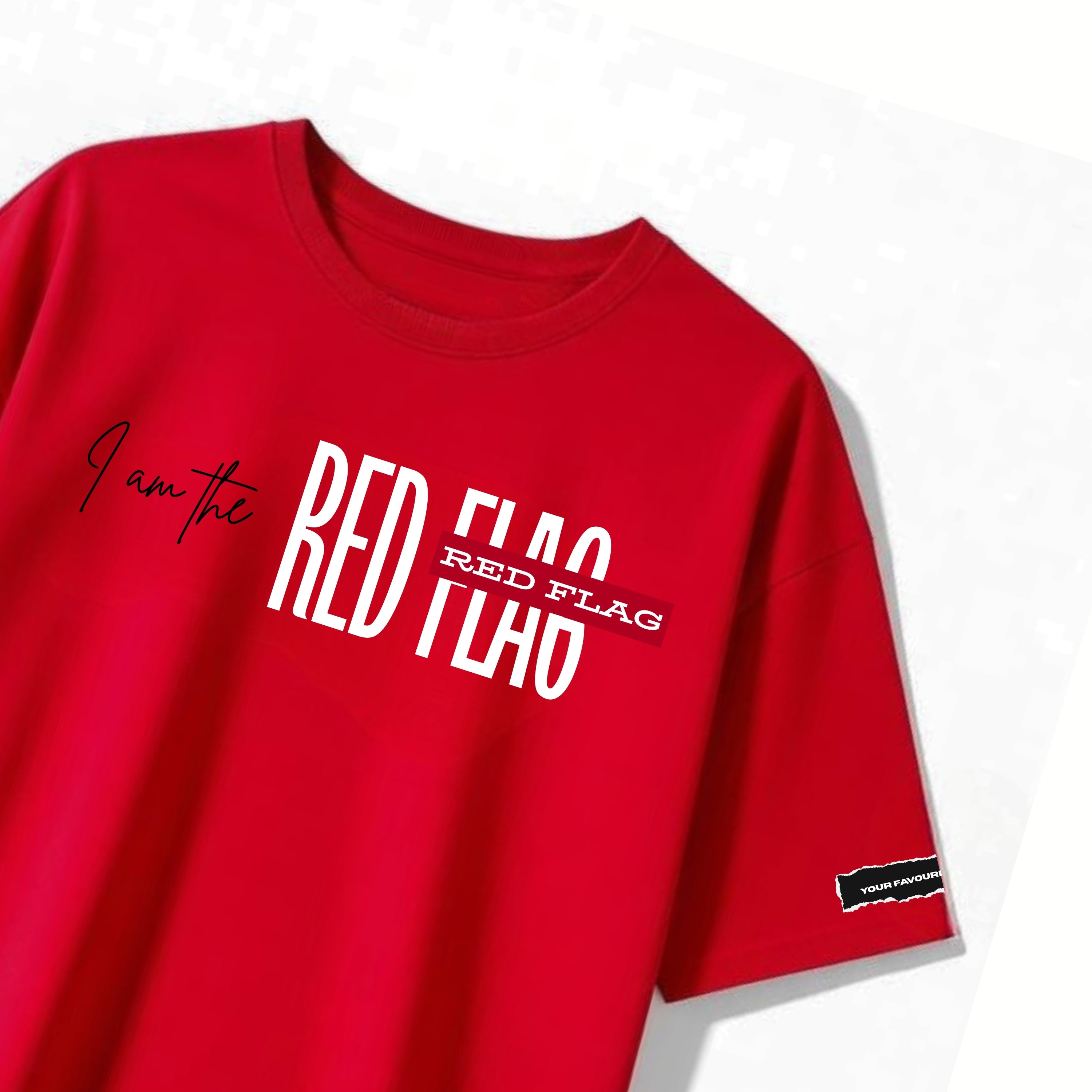 The Red Flag - Red Oversized T-shirt