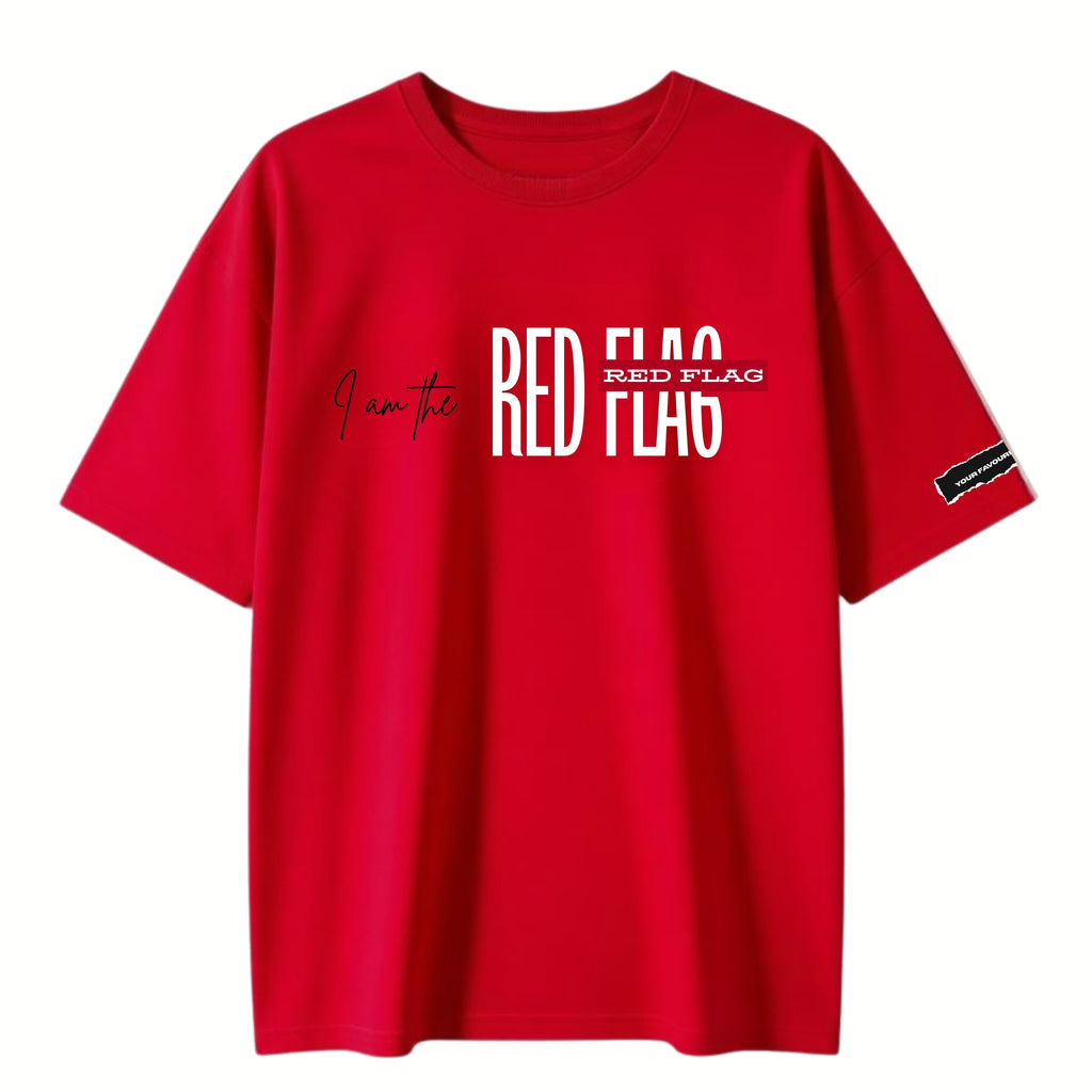 The Red Flag - Red Oversized T-shirt