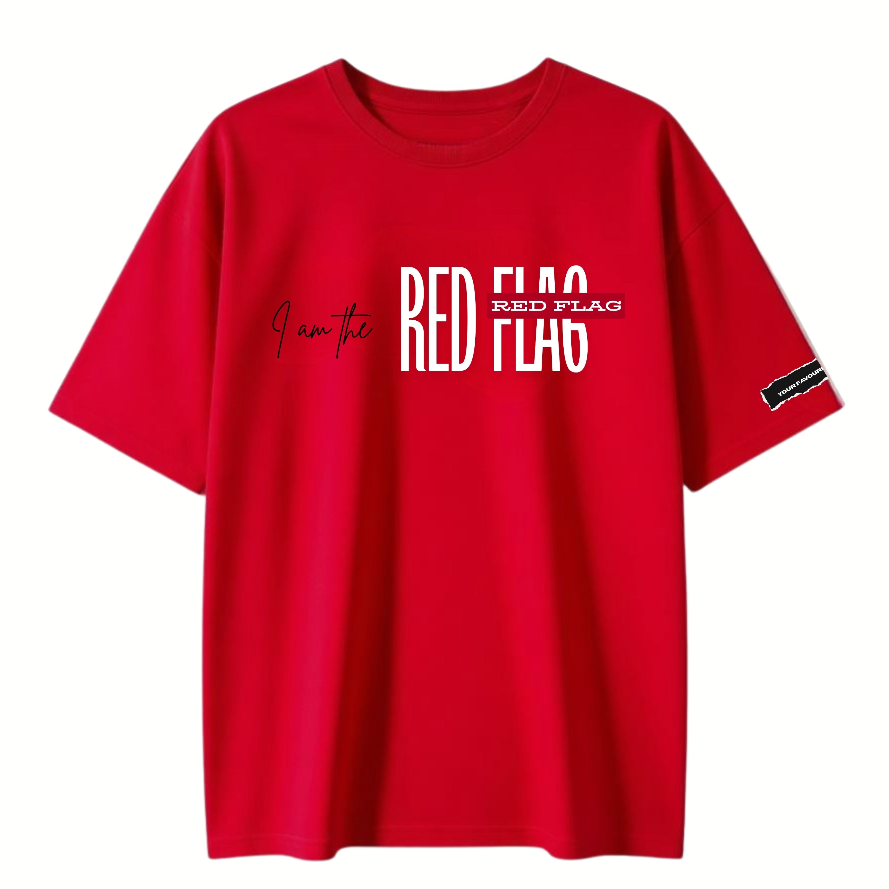 The Red Flag - Red Oversized T-shirt