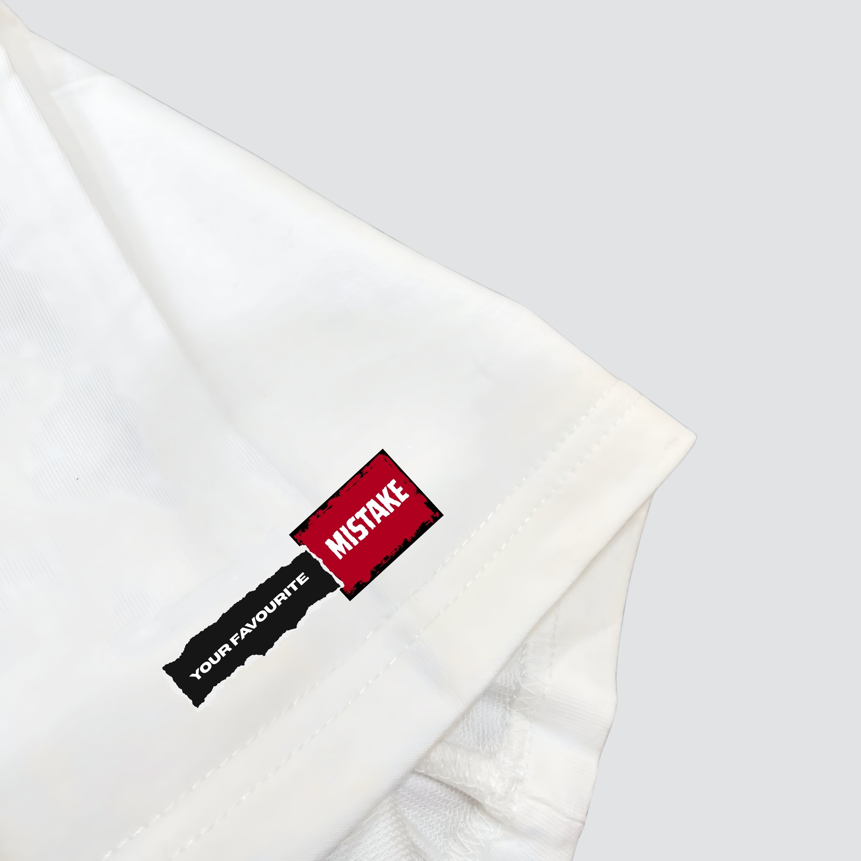 The Red Flag - White Oversized T-shirt