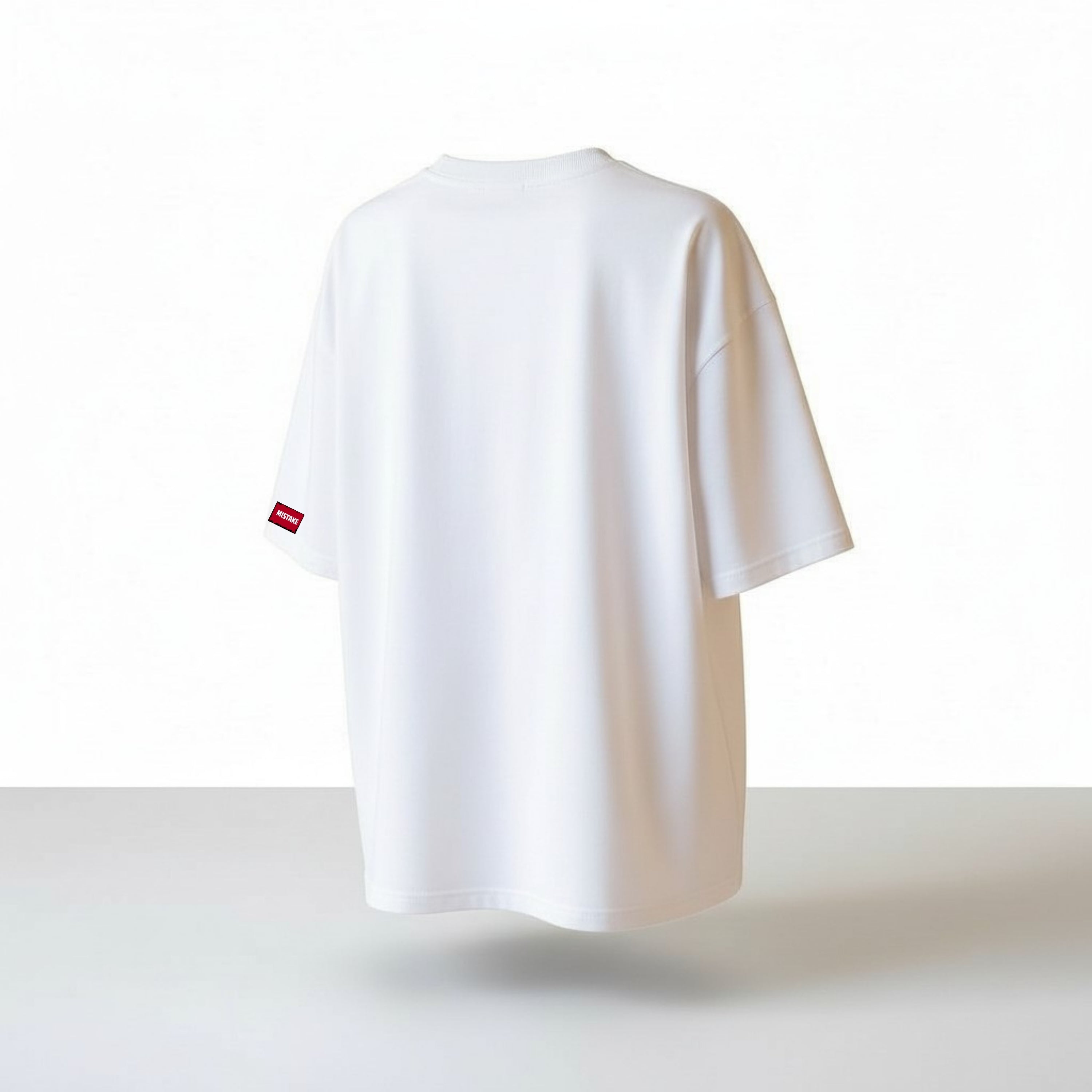 The Red Flag - White Oversized T-shirt