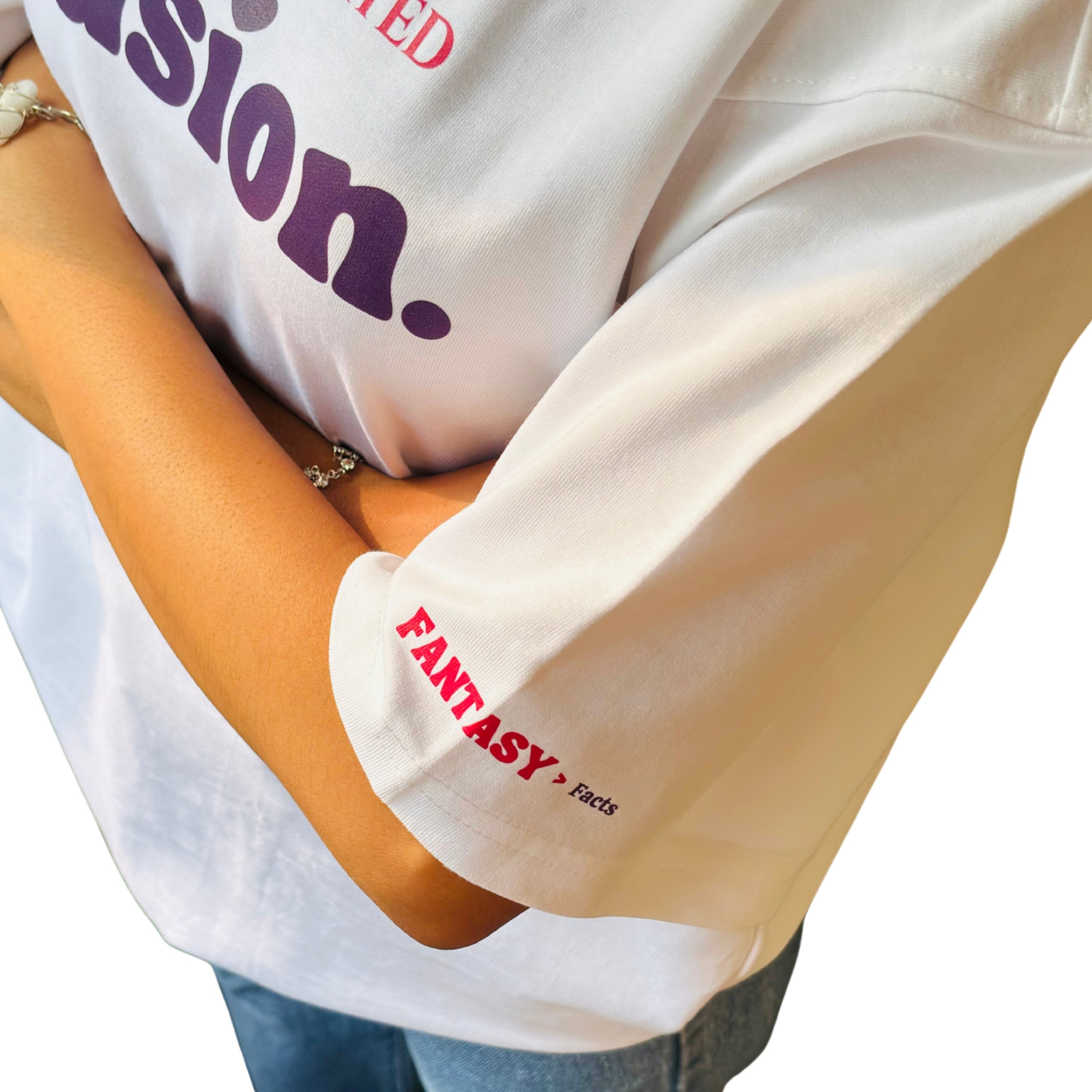 The Delusion - White Oversized T-shirt