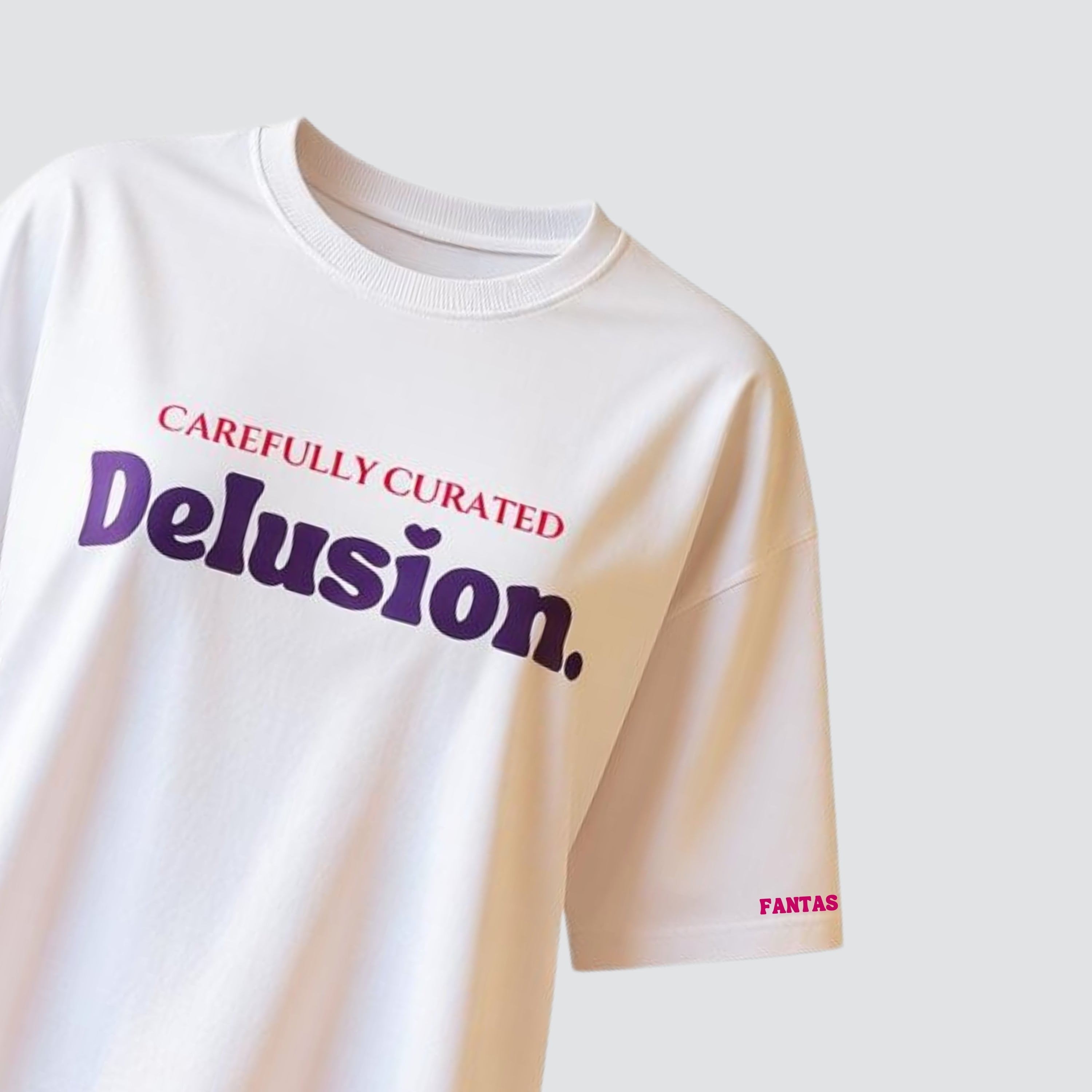The Delusion - White Oversized T-shirt