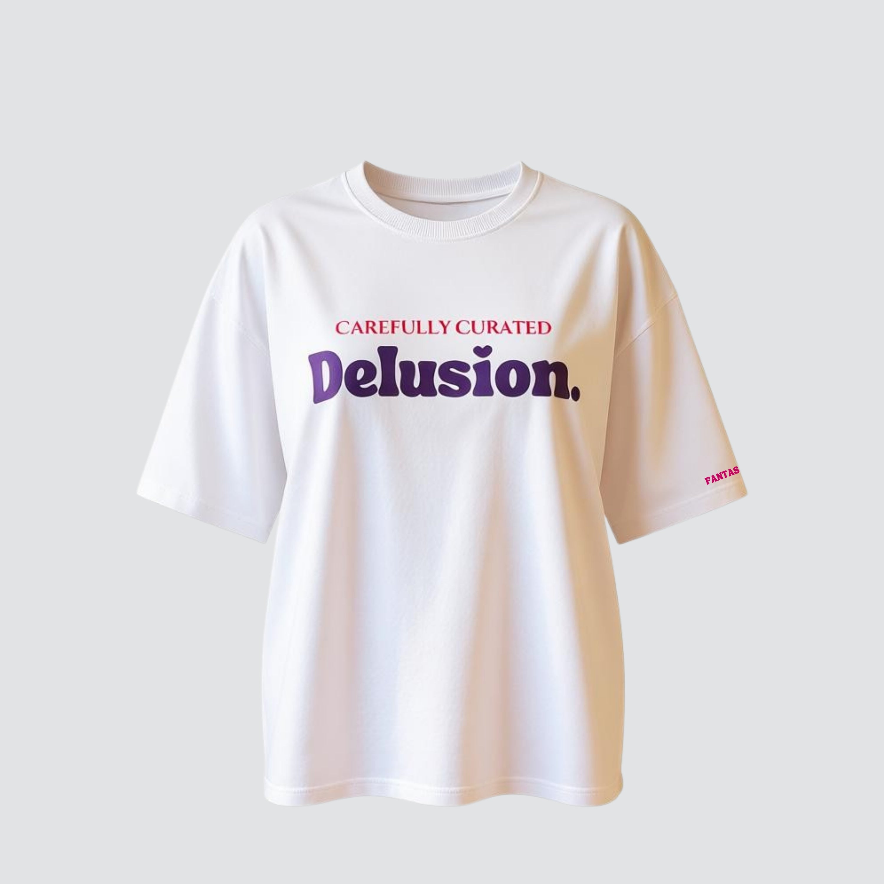The Delusion - White Oversized T-shirt