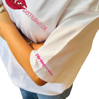 The Sass Distributor - White Oversized T-shirt