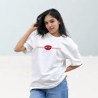 The Sass Distributor - White Oversized T-shirt