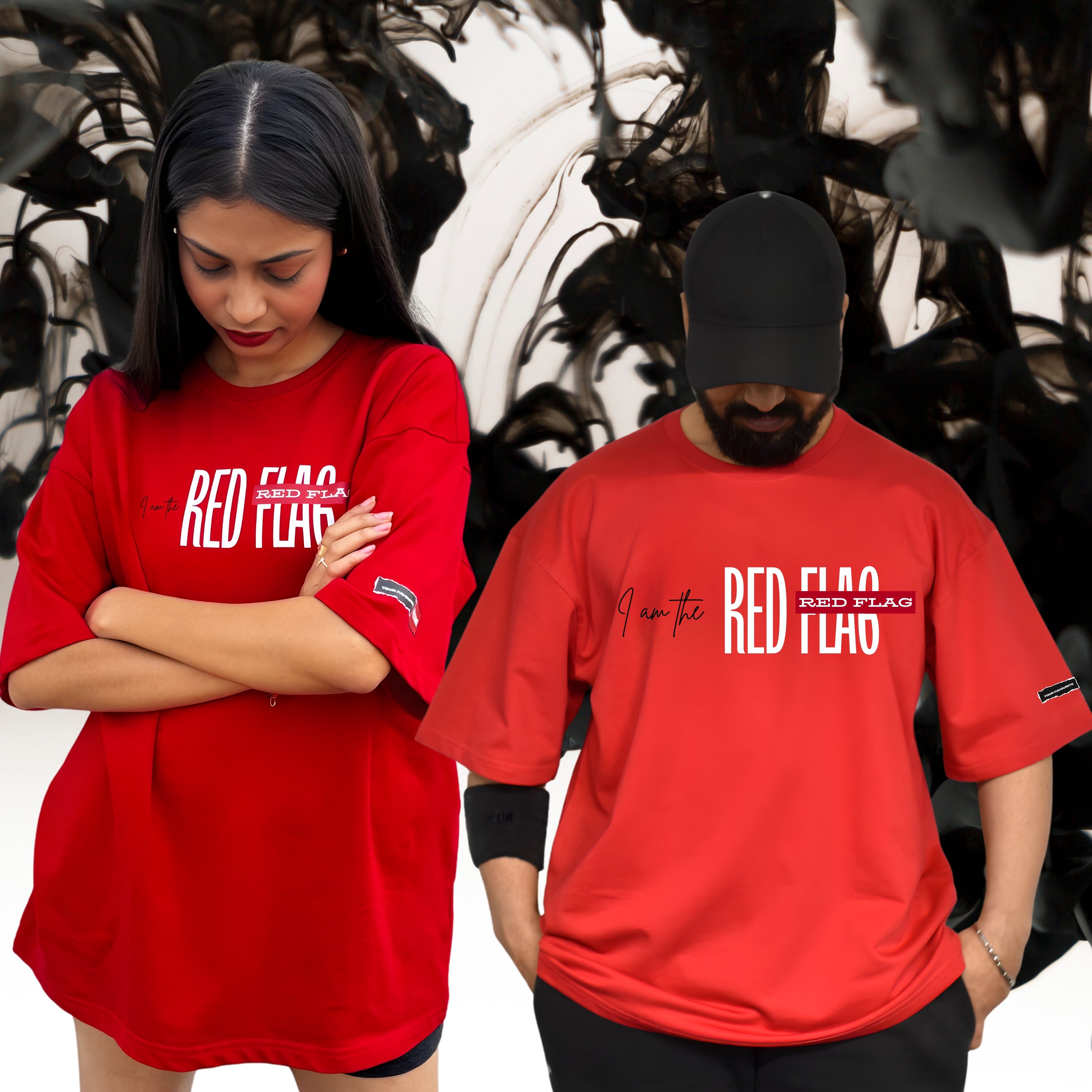 The Red Flag Oversized T-shirt