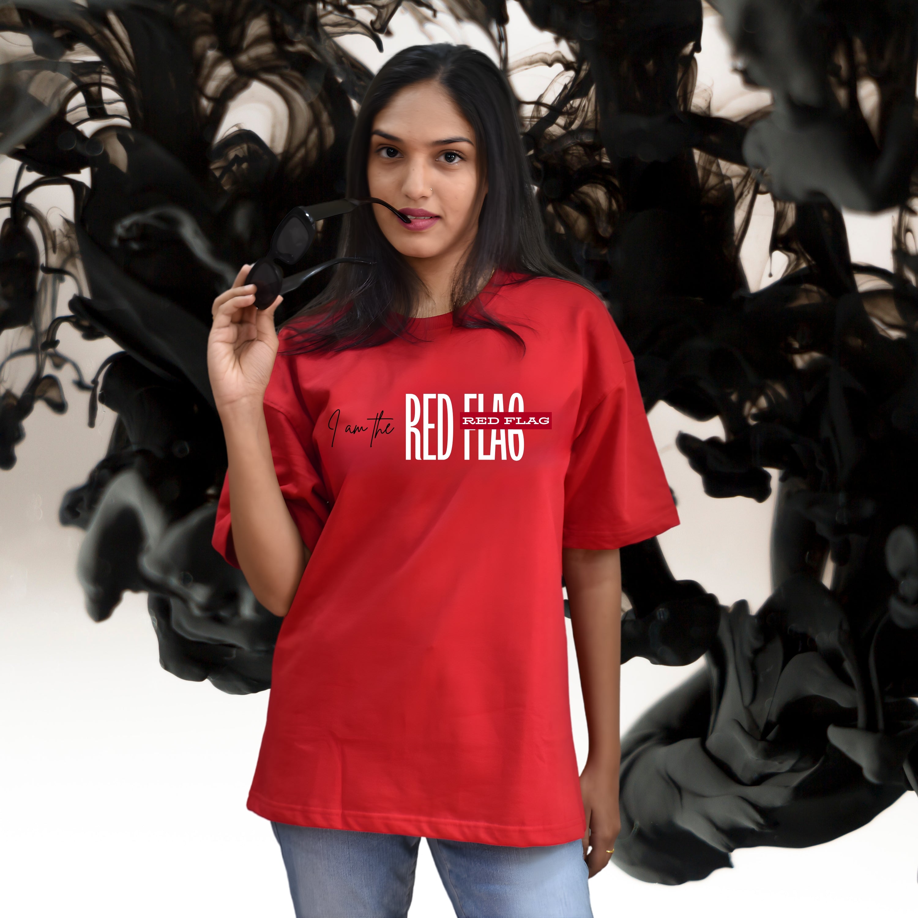 The Red Flag - Red Oversized T-shirt
