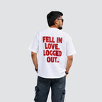 Fell in Love, Logged Out - Oversized Tee