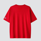Introvert in Disguise  - Red Oversized T-shirt