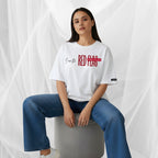 The Red Flag - White Oversized T-shirt