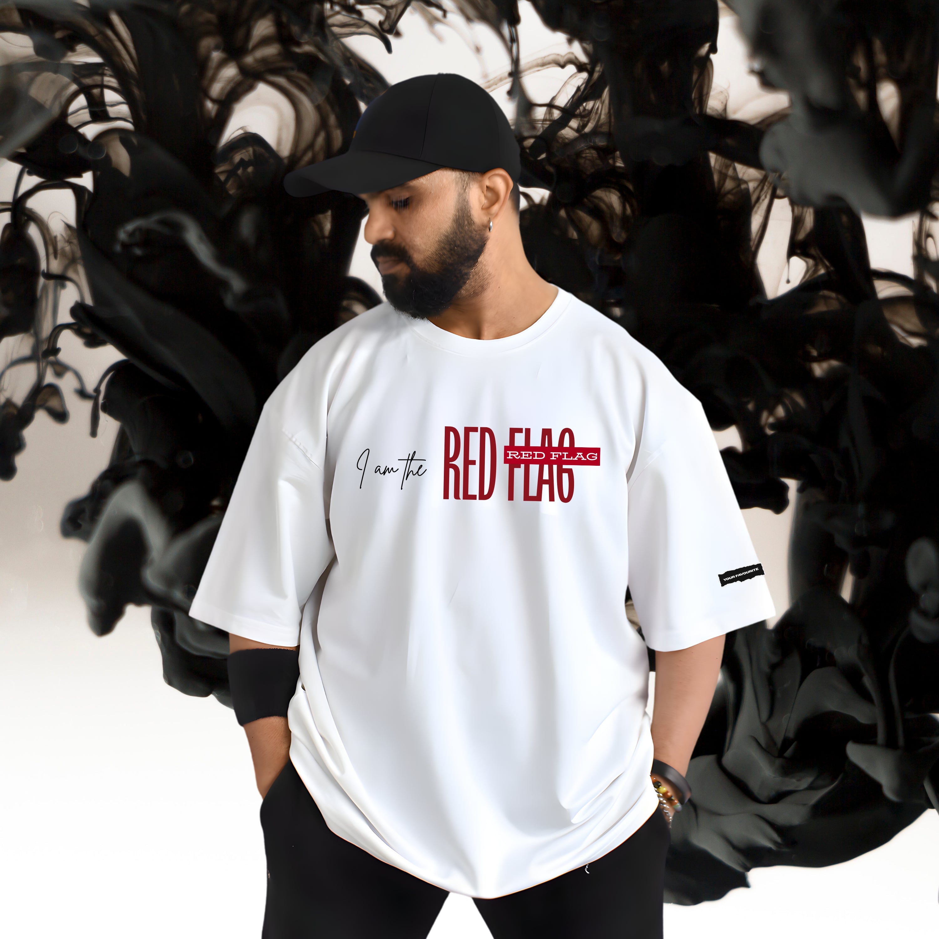 The Red Flag Oversized T-shirt